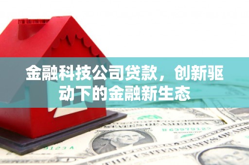 双清金融科技公司贷款，创新驱动下的金融新生态