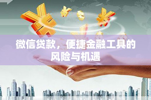 乳源微信贷款，便捷金融工具的风险与机遇