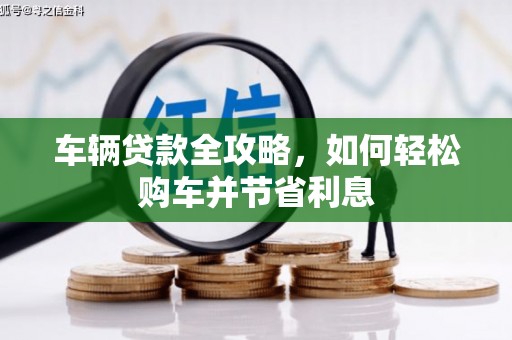务川车辆贷款全攻略，如何轻松购车并节省利息
