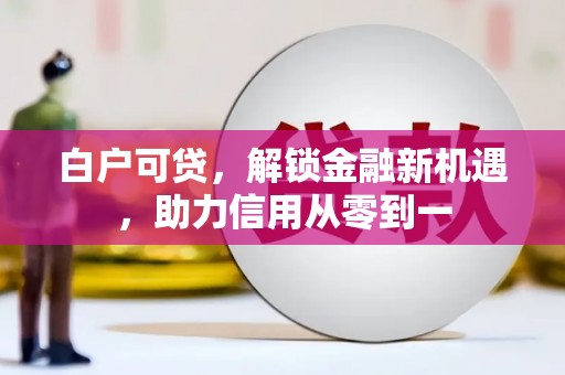天津白户可贷，解锁金融新机遇，助力信用从零到一