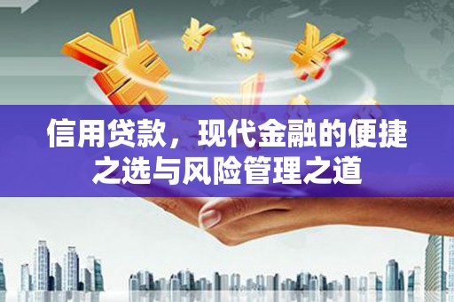 永登信用贷款，现代金融的便捷之选与风险管理之道