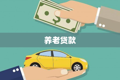 河西养老贷款