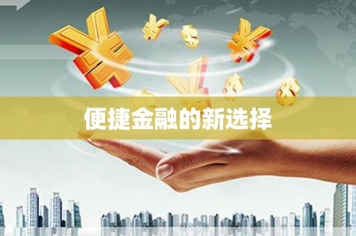武江便捷金融的新选择
