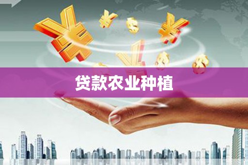 七美贷款农业种植