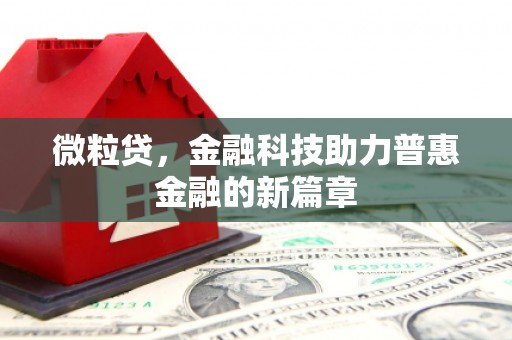 慈溪微粒贷，金融科技助力普惠金融的新篇章