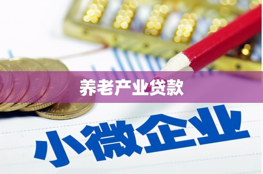 新乡养老产业贷款