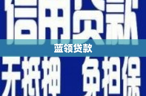 褒忠蓝领贷款