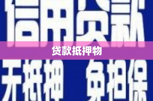坦洲贷款抵押物