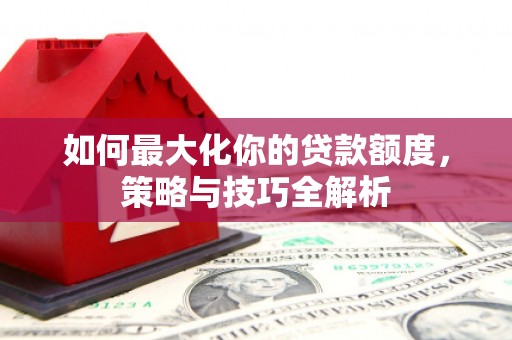 鱼峰如何最大化你的贷款额度，策略与技巧全解析