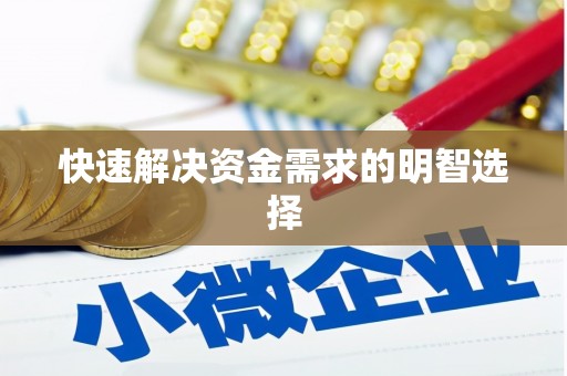 江永快速解决资金需求的明智选择