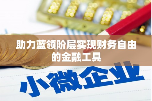 阜康助力蓝领阶层实现财务自由的金融工具
