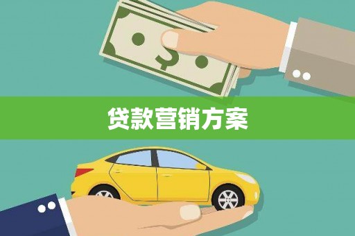 巧家贷款营销方案
